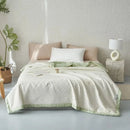 Single Bed/Queen Bed/King Bed Good Quality Jacquard Craftsmanship Soybean Fiber Summer Quilt - M & M Global
