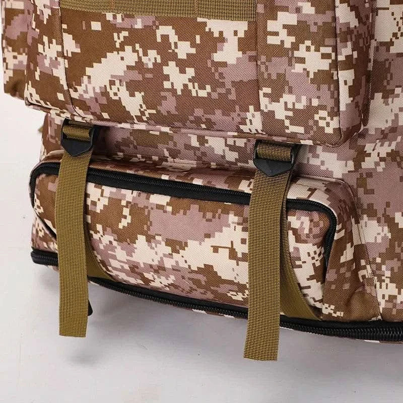 80L/100L Mountaineering Bag Climb Bag Tactical Backpacks Large Backpack Outdoors Hiking Camping Travel Bags - M & M Global