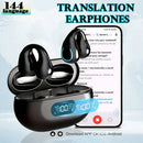 GREATWALL Translation Ear Clip, Touch Control,No Delay,High Definition Sound Quality, Can Translate 144 Languages Online