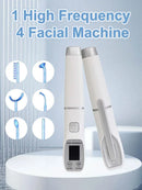 Blue High Frequency Facial Machine Screen Display Neon Electro Therapy Wand Glass Tube Anti Acne Spot Remove Skin Care Device - M & M Global