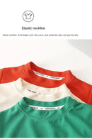 New Summer Children's Casual Set for Boys Girls Loose Short Sleeved Waffle Breathable and Comfortable Set - M & M Global