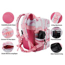 LHI 45L Tactical Backpack Waterproof Tie-Dye Sports Travel Daily Gym Rucksacks Weekend Overnight Daypack With Bottle holder - M & M Global