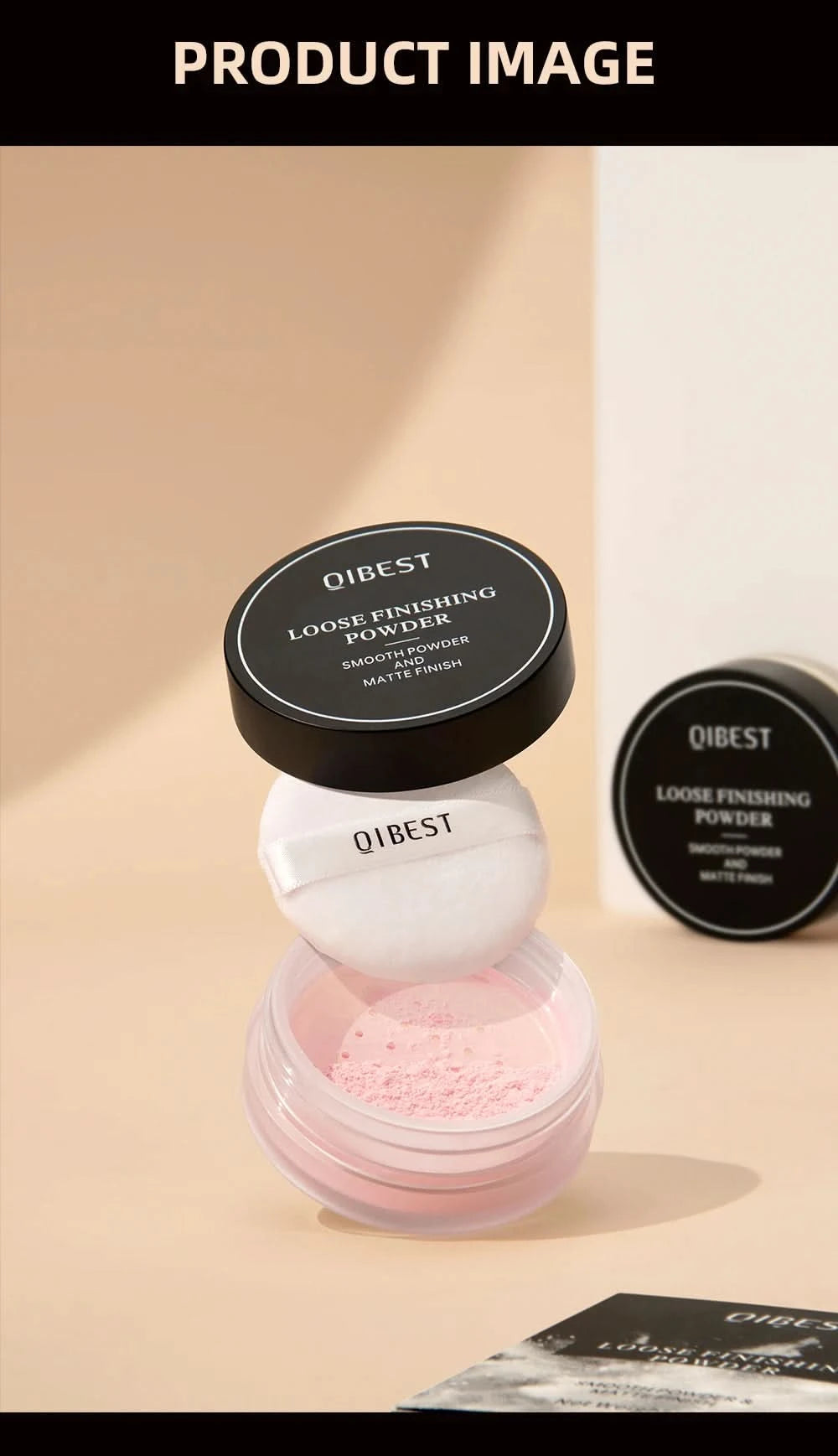 Face Loose Powder Translucent Matte Pink White Setting Powder Oil-Control Cosmetics Long-Lasting Waterproof Facial Makeup Powder - M & M Global