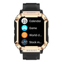 Smartwatch with full touch screen, sports watch can answer and make calls, with message reminders, customizable dial wallpaper a