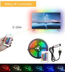 Led Lights For Bedroom Bluetooth Wifi App Remote Control Rgb Led Light Strip 5050 Rgb Usb 5V Led Tape Tv Backlight Room Lighting
