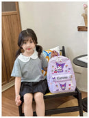 Sanrio Kuromi Hello Kitty My Melody Cinnamoroll Cartoon Backpack Cute Pompom Purin Pochacco School Bag For Adults Kids Sac A Dos - M & M Global