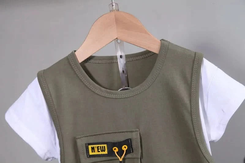 New Summer Baby Girl Clothes Infant Boys Clothing Children Casual T-Shirt Shorts 2Pcs/Set Toddler Sports Costume Kids Tracksuits - M & M Global
