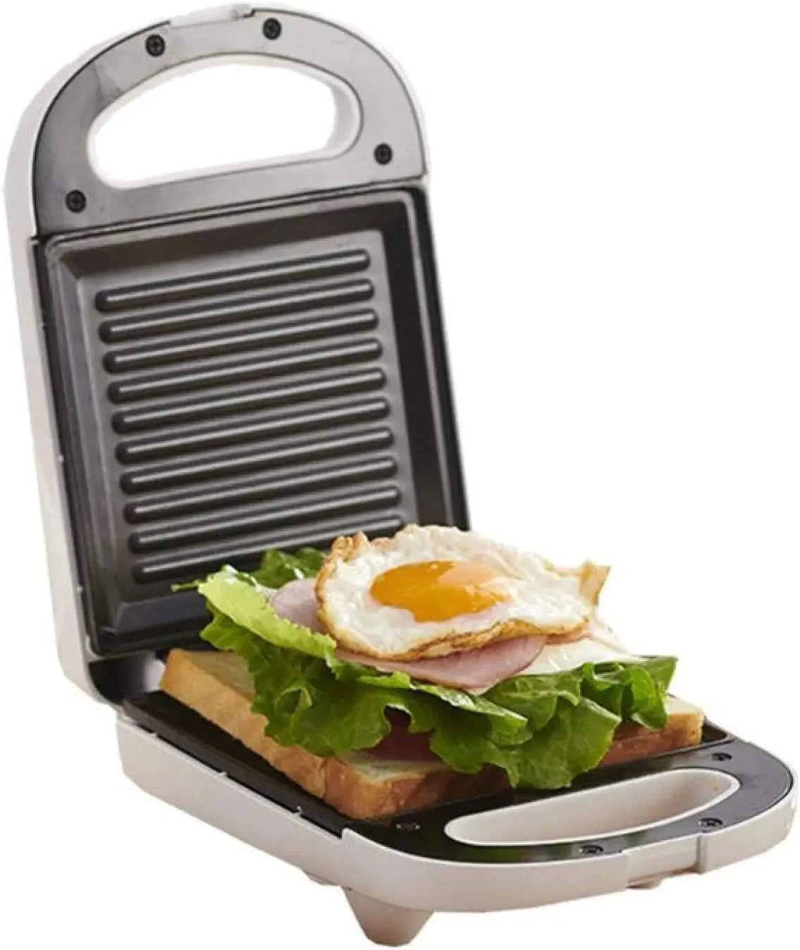 Mini Waffle Maker,Sandwich Maker Toastie ， 650W Electric Sandwich Maker ， Non-Stick Pan Cake Oven Household Multi-Baker Breakfas - M & M Global