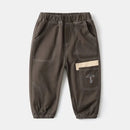 Wholesale New Children Boy Trousers Embroiedry Pockets Spliced Kids Boys Pants Casual Cotton Infant Babys Boys Bottoms 2-8Y Pant - M & M Global