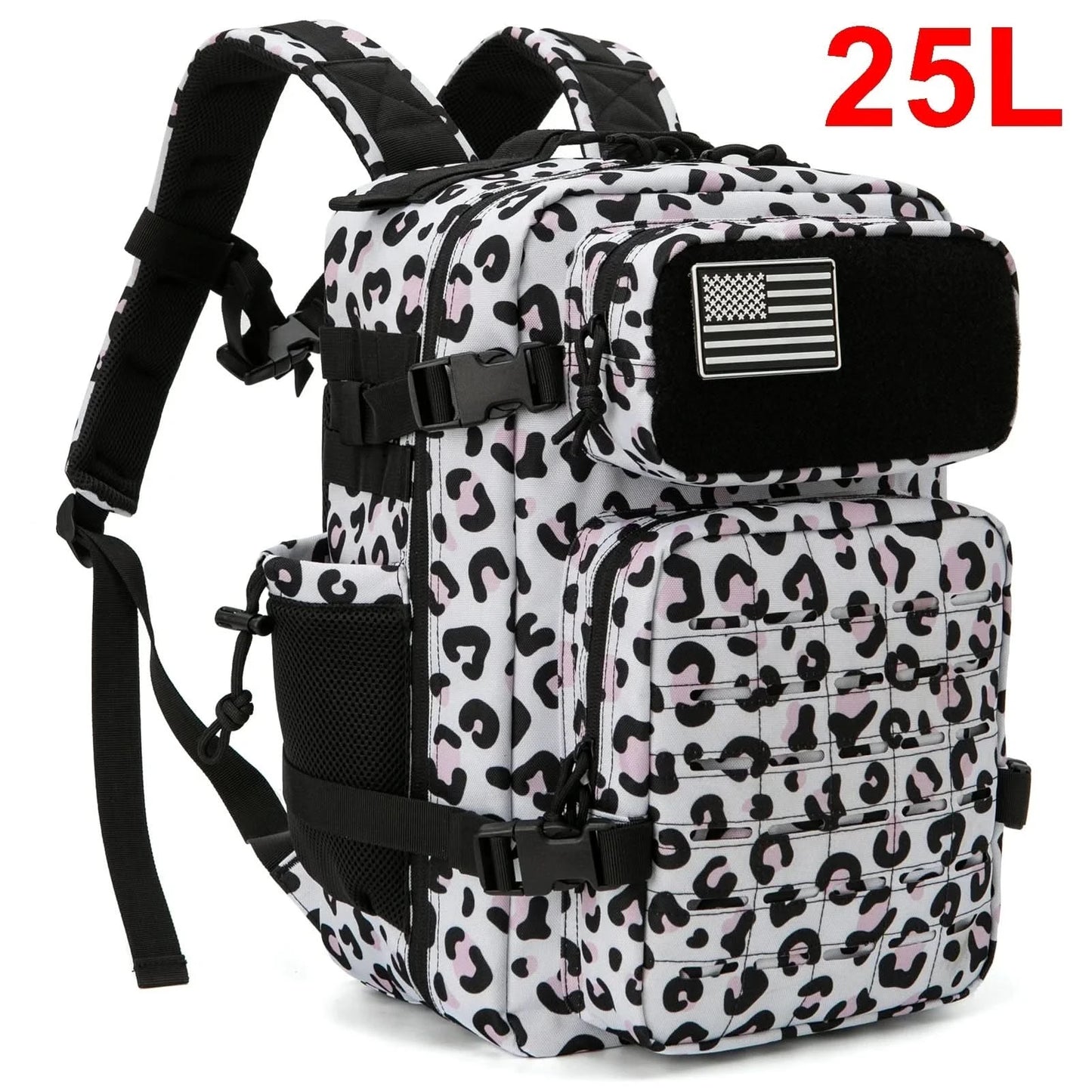 25L/45L Tactical Backpack for Men and Women Outdoor Survival Bug Out Bag Small School Rucksack Hking with Bottle Holder - M & M Global