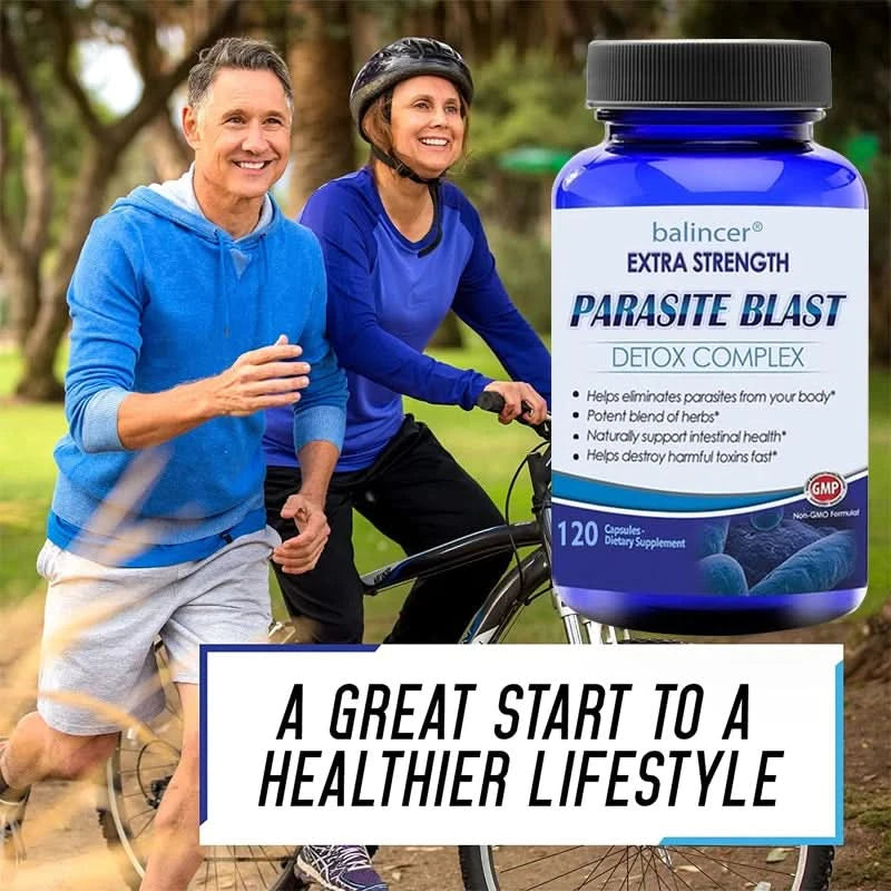 Parasite Cleanse Gut Detox Complex Supports Gut Cleansing - Removes Parasites From The Body and Helps with Immune Health - M & M Global
