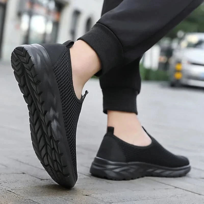 YRZL Mesh Loafers Men Casual Shoes Summer Lightweight Outdoor Male Walking Shoes Anti-slip Comfortable Slip on Loafers for Men - M & M Global