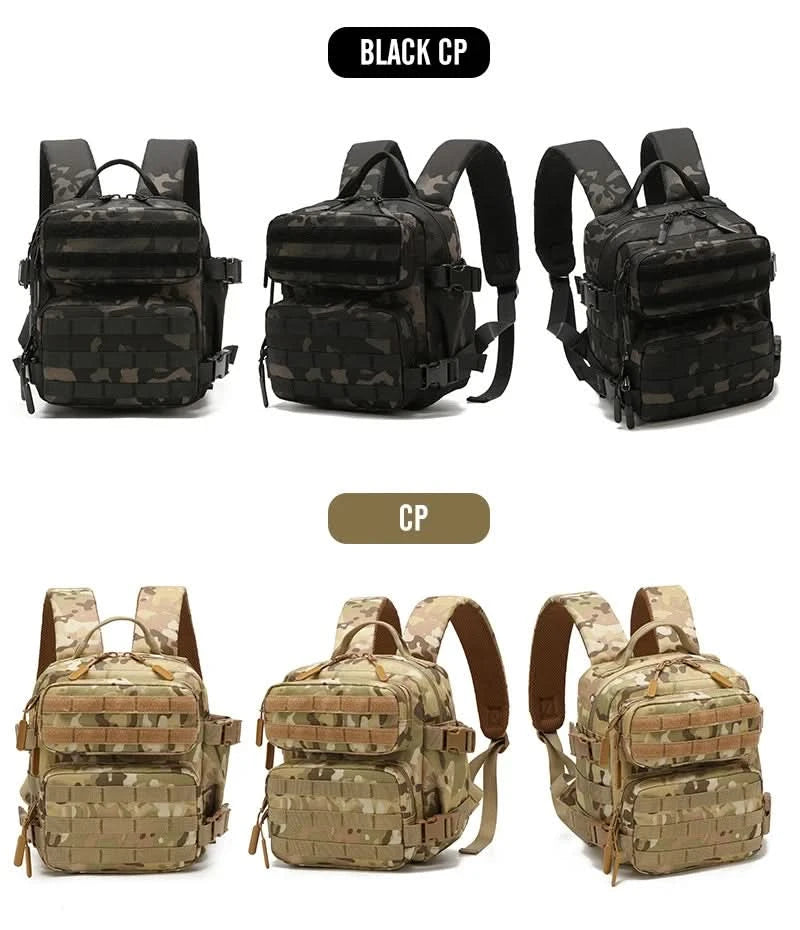 New Camping Hiking Backpack Tactical Molle 900D Men&Women School Bag Outdoor Gym Ruckdack Shoulder Pack with Dual Cup Holder - M & M Global