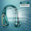Hanging Neck Fan Digital Display Power Ventilador Bladeless Neckband Fan Portable Mini Air Cooler USB Rechargeable Electric Fans - M & M Global