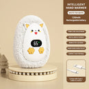 Plush Rechargeable Hand Warmer, 3-Temp & Long-Lasting Portable Warmer for Winter, Mini Smart Heating Pad Gift
