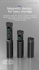 N21 Wireless Earphones Stereo Bass Earbuds LED Digital Display Headphones With Microphone TWS Headsets Lights For Smartphone - M & M Global