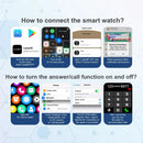 LAXASFIT 2025 New Men's Smart Watch Women's Gift 2.01 inch HD Full Touch Screen Sports Fitness Watch Bluetooth Talk Smartwatch - M & M Global