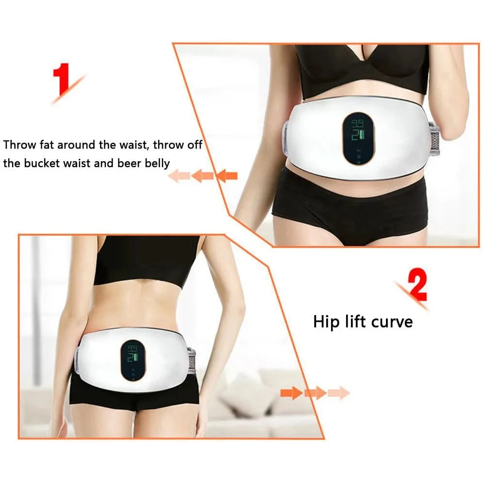 Pro Body Slimming Massager Electric Slimming Belt Fat Burning Abdominal Massage Beauty Health Massager Machine - M & M Global