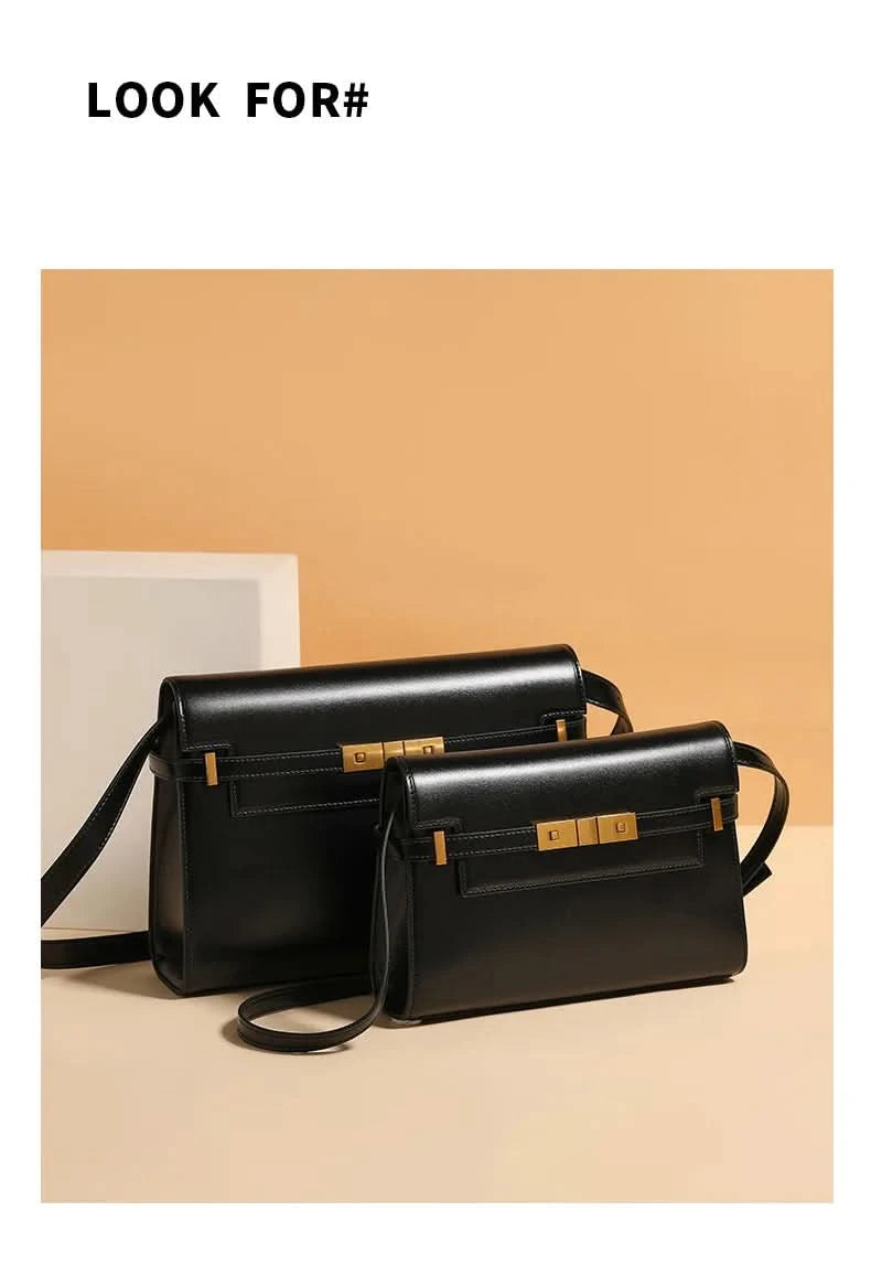 Manhattan handbag,  retro high-end feeling, underarm mailman baguette bag - M & M Global