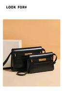 Manhattan handbag,  retro high-end feeling, underarm mailman baguette bag - M & M Global