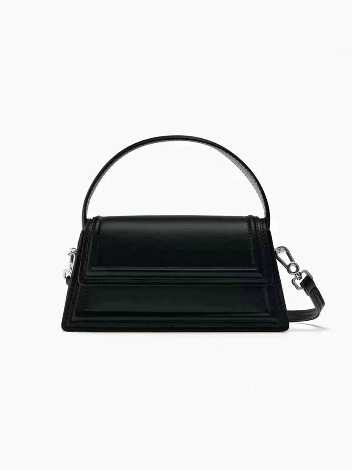 2024 summer new brown Mini City crossbody bag Black casual fashion hand bill shoulder bag - M & M Global