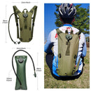 Tactical Water Hydration Pack - Military Class Camel Backpack with 3L Leakproof Water Bladder for Running, Jogging, Cycling - M & M Global