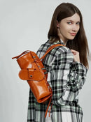 New Women's Rectangle Bag Luxury Designer Shoulder Bags High Quality Cowhide Handbags Fashion Women Baguette Bag 3086 - M & M Global