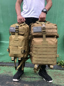 25L/50L Sturdy Nylon Waterproof Tactical Sports Trekking Fishing Hunting Camping Hiking Bag Backpack Outdoor Rucksacks - M & M Global