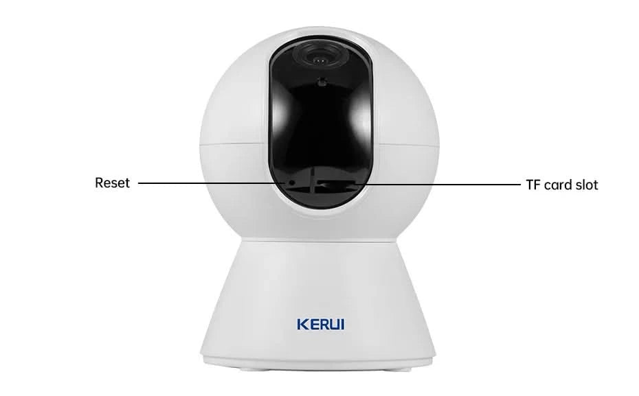 KERUI 5MP 4K Tuya Smart Mini WiFi IP Camera Indoor Wireless Home Security AI Human Detect CCTV Surveillance Camera Auto Tracking - M & M Global
