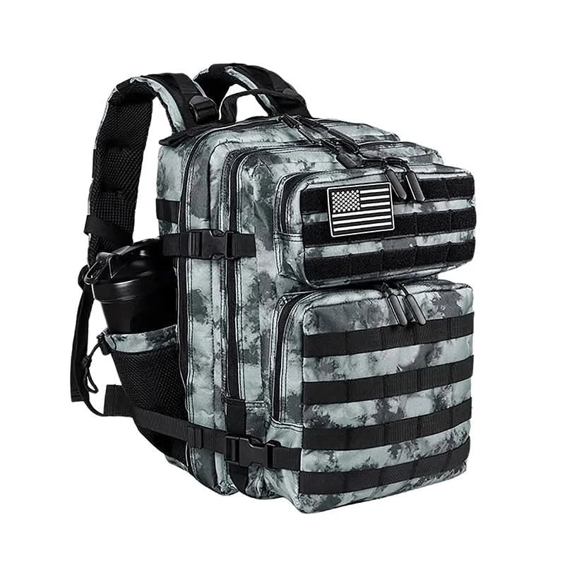LHl 35L Tactical Backpack Small Athlete Gym Bag for Men/Women Qutdoor Travel Hiking Molle Rucksack with Bottle Holder - M & M Global