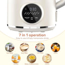 N7 Nut Milk Maker, 50oz (1.5L) Automatic Soy Milk Maker Machine for Homemade Oat Milk, Nutmilk, Juice, Milkshake, Baby Food, Gra - M & M Global
nut milk maker
almond milk maker
soy milk machine
oat milk maker
plant-based milk
vegan milk machine
automatic soy milk maker
homemade milk maker
baby food maker
smoothie blender
juice extractor
centrifugal juicer
1.5L milk maker
50oz capacity blender
kitchen appliances
non-dairy milk
dairy-free milk maker
electric milk maker
self-cleaning milk maker
multi-function 