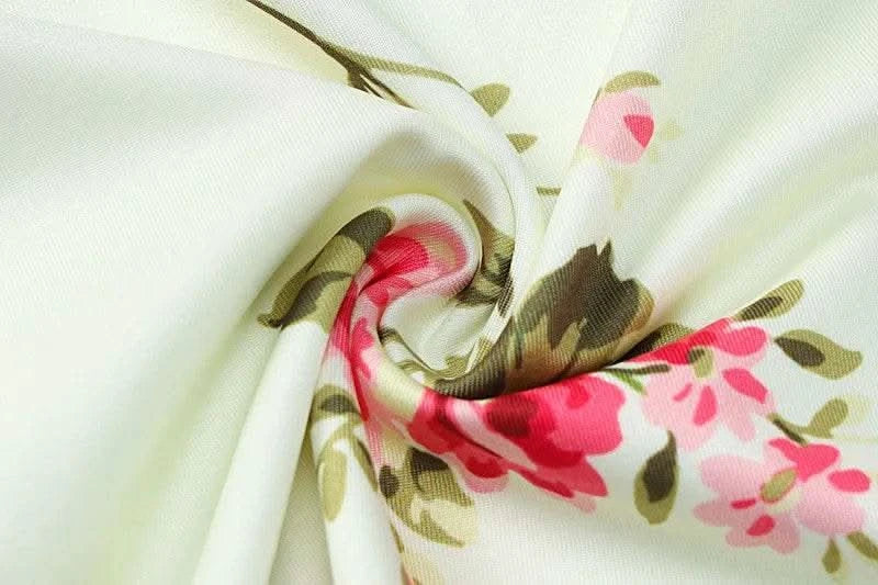 Dulzura Floral Print Strap Midi Dress For Women Bodycon Sexy Party Clothes 2024 Summer Long Dress Y2K Clothes Evening Holiday - M & M Global