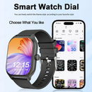 Smart watch with full touch screen, call, message reminder and other functions, compatible with iPhone/Android phones