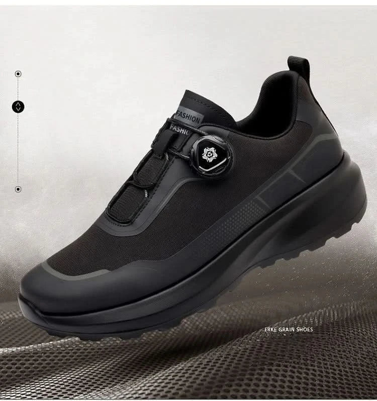Fashion Casual Men's Shoes Designer Rotating Buckle Men Sneakers Thick-Soled Comfortable Outdoor Walking Shoes Zapatillas Hombre - M & M Global