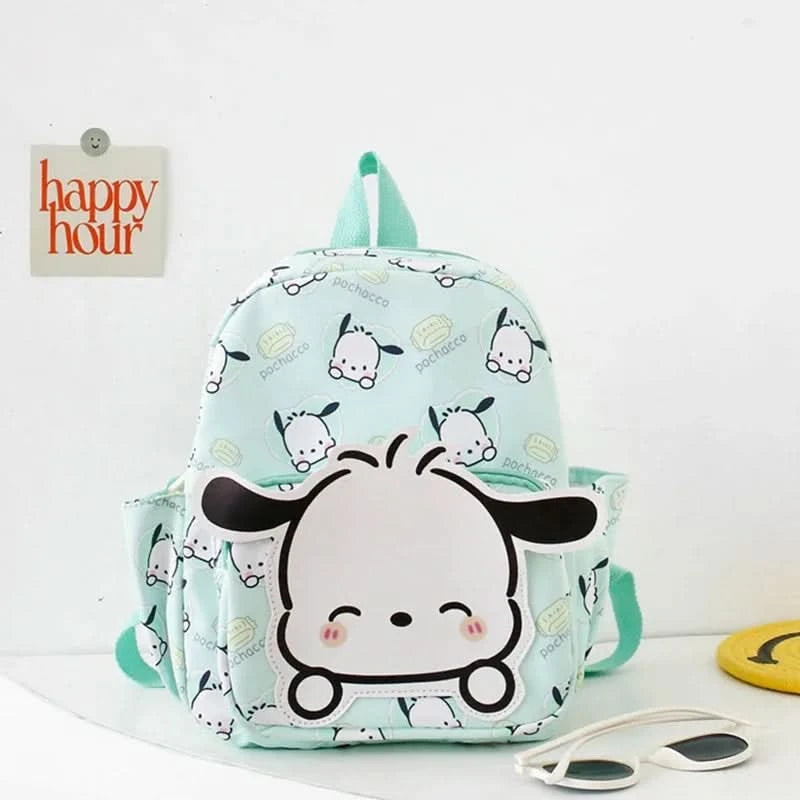 Kawaii Hello Kitty Kuromi Cinnamoroll Backpacks Cute Cartoon My Melody Pochacco Pompom Purin Anime Storage School Bag Sac A Dos - M & M Global