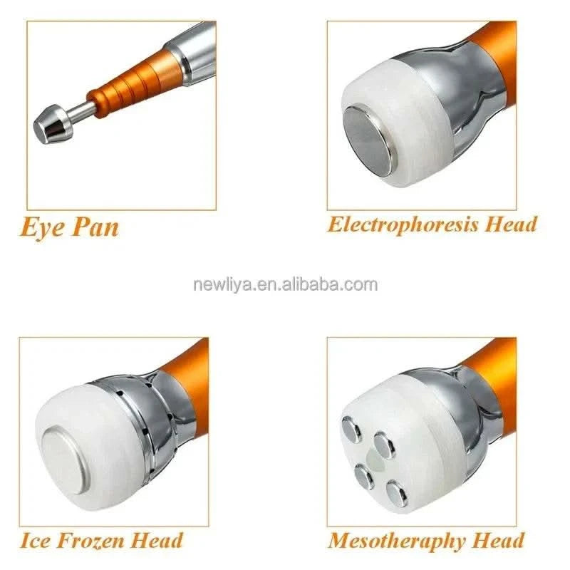 5 in 1 Mesotherapy Machine Body and Facial No-needle Skin Care Beauty Device EMS Electroporation Anti-aging Face Lift Tightening - M & M Global