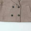 Willshela Women Fashion Solid Double Breasted Trench Jackets Vintage Lapel Neck Long Sleeves Female Chic Lady Outfits