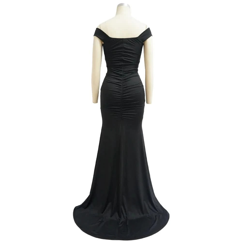Women Long Dresses Sexy Backless Bodycon Evening Dresses Nightclub Maxi Dress Cocktail Birthday Party Welcome Prom Dress XSY039 - M & M Global