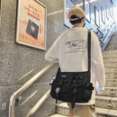 Unisex Nylon Fabric Messenger Bags Multi Pockets Large Capacity Shoulder Shopper Tote Bag Student School Satchels Female Handbag - M & M Global