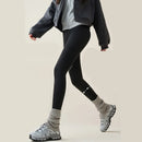 2025 New Women's Sharkskin Pants Winter Elastic Slim Thin Leg Yoga Leggings Female High Waist Thicken Plus Velvet Warm Leggings