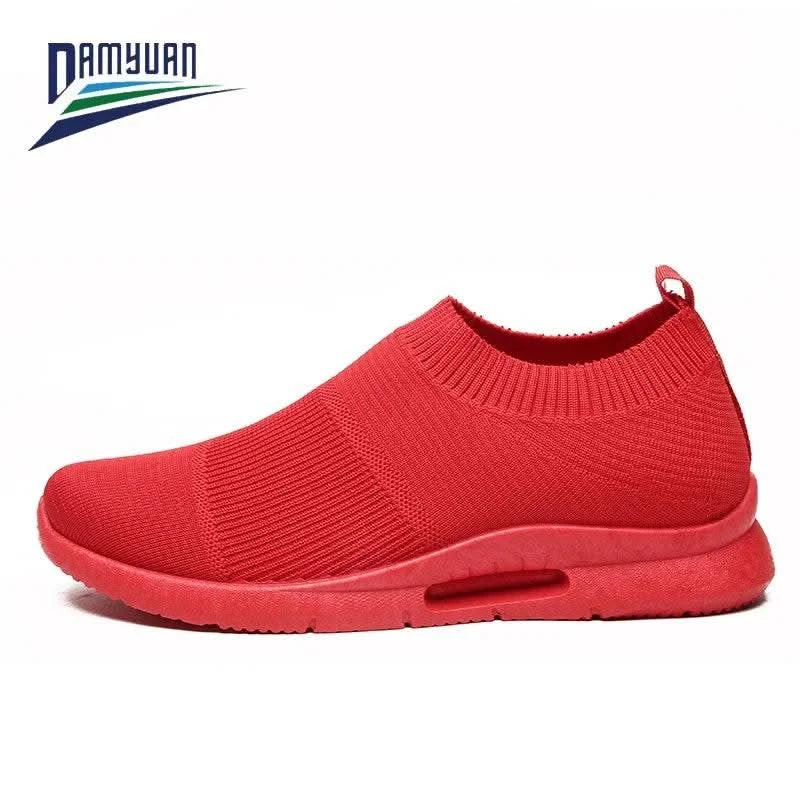 Damyuan Men Light Running Shoes Jogging Shoes Breathable Man Sneakers Slip on Loafer Shoe Men's Casual Shoes Size 46 2020 - M & M Global