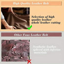 Knotted Belts for Women Belt Lady Waistband Soft Genuine Leather Suede Cowhide Waist Belt Straps Long Dress Coat Accessories - M & M Global