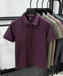 100% pure cotton high-end men's short sleeve summer new comfortable and breathable polo shirt designer brand embroidered T-shirt