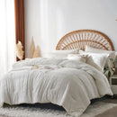 1515/5000 7-Pcs Bohemian tufted Comforter sets, soft comfort, Bedding Sets, room decor, all-season, Queen/King