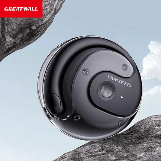 GREATWALL All-metal Zinc Alloy Body Headphones Trendy Design Wireless Headphones Music Game Sports Headphones Ultra-long Battery