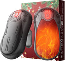 Hand Warmer2 Pack Rechargeable Hand Warmers 12000mAh Dual Sided Electric Heater Fast Charging Portable Winter Warm Hands USB
