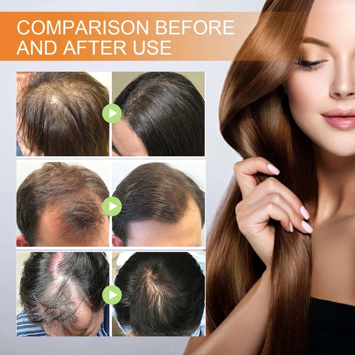 EELHOE 60ml Pumpkin Seed Oil Hair Care Essential Oil Moisturizing Smoothing Repairing Hair Roots Hair Oil For Women - M & M Global