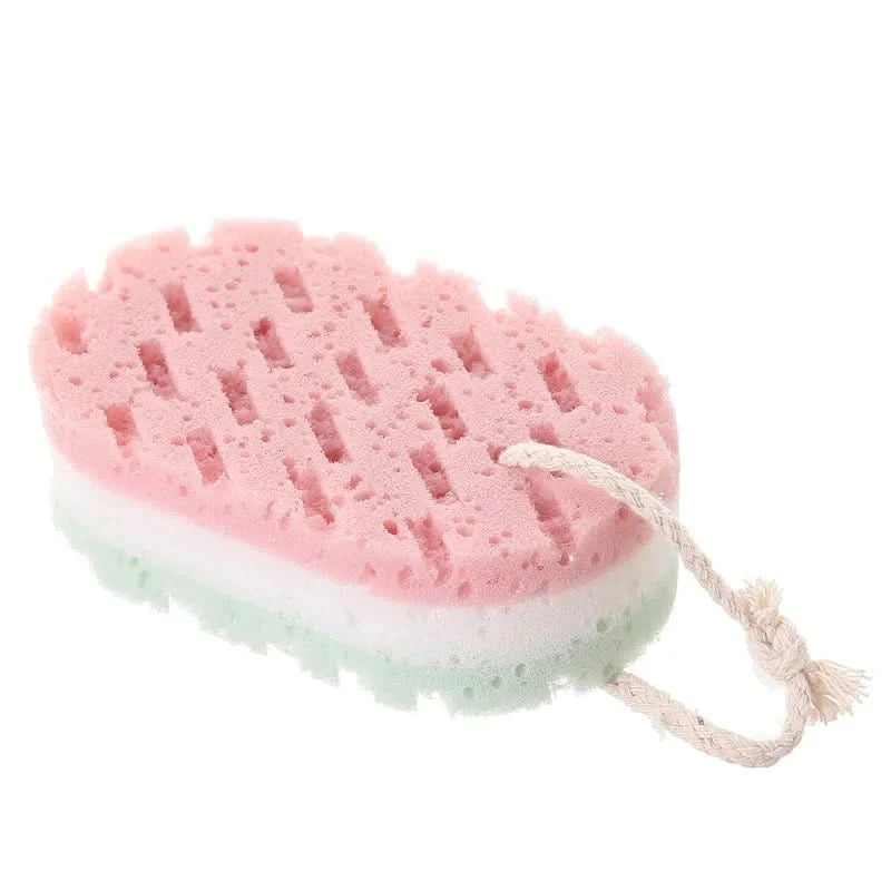 Soft Sponge Body Scrubber Bath Exfoliating Scrub Sponge Shower Brush Body Skin Cleaner Dead Skin Remover - M & M Global