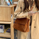 Winter Fashion Luxury Shoulder Bags for Women Retro Pu Leather Flap Crossbody Bag Lady Messenger Handbag Clutch Purse - M & M Global