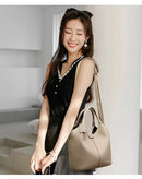 Soft Leather Handbags for Women Vintage Shoulder Bag Luxury Designer Ladies Large Capacity Bags Sac A Main - M & M Global